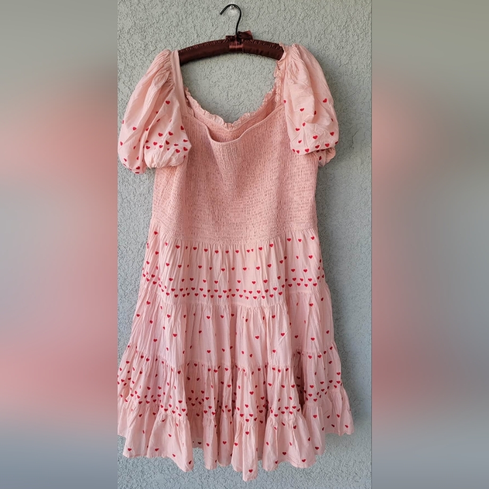 JessaKae Pink Heart Midi Dress - Picture 4 of 7